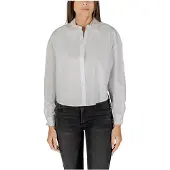 Armani Exchange für Damen. XW001180AF12812U0002 Langarmhemd weiß (S), Lässig, Baumwolle