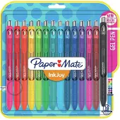 Paper Mate Inkjoy Gel M Gel Bw/bl/rt/green/lime Pack Blister Stift 14 Einheiten