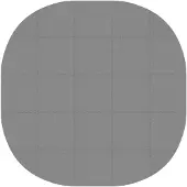 vidaXL Pool Bodenschutzmatte 25 Stk. Ø 292 cm Rund EVA-Schaum Grau