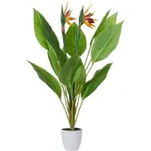 Gasper Strelitzia getopft ¦ grün ¦ Kunststoff ¦ Maße (cm): H: 80