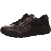 Krisbut Schnürhalbschuhe bequem in schwarz, Gr. 42