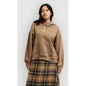 Quiksilver Hoodie "Standard", Damen, Gr. XS, braun (pine bark), Obermaterial: 100% Baumwolle., Sweatshirts Hoodie