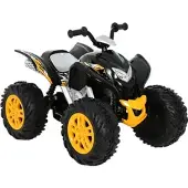 Rollplay POWERSPORT ATV, 12V Elektrofahrzeug für Kinder Schwarz