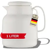 Helios Isolierkanne Mondo 1,0 l, weiss