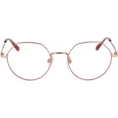 Bulget Damen Panto Vollrand Brille Bgy1011 4805B Rosa 48mm Glasbreite 18mm Stegbreite
