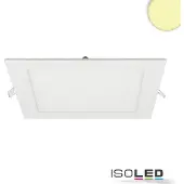 ISOLED LED Downlight, 15W, eckig, ultraflach, weiß, warmweiß, dimmbar