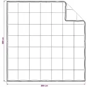 vidaXL Bettwäsche-Set 2 stk. 200 x 220 cm Kapok und Polyester Beige