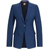 BOSS - Blazer für Damen, Einreihig, Schmal (Blau)