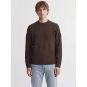 Jack & Jones Rundhalspullover "JJESOHO OLLIE KNIT CREW NECK SN" Materialmix, relaxed fit