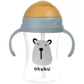 Akuku Cup with flip-top straw 300 ml / BEAR