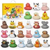 Famanu Adventskalender 24 Überraschungen - Buntes Badspielzeug