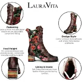 LAURA VITA Stiefel Stiefel Leder/Textil