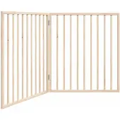 vidaXL Hundegitter Faltbar 2 Paneele 160 cm Pappelholz