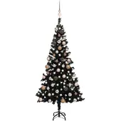 vidaXL Mads (mit 150 LEDs und roségoldenen Kugeln)