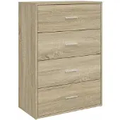 vidaXL Sideboard Sonoma-Eiche 60x31x84 cm Holzwerkstoff