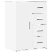 vidaXL Sideboard Weiß 59x39x80 cm Holzwerkstoff