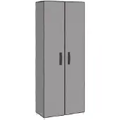 vidaXL - Schuhschrank - 60x30x166 - cm - Stoff - grau
