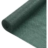 vidaXL Zaunblende Grün 2x10 m HDPE 75 g/m²