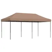 vidaXL Partyzelt Faltbar Pop-Up Braun 580x292x315 cm