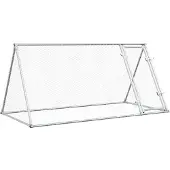 vidaXL Hühnerkäfig Silbern 200x105x91 cm Verzinkter Stahl