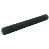 vidaXL Drahtzaun Stahl mit PVC-Beschichtung 10x1,5 m Grün