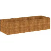 vidaXL Hochbeet 290x100x69 cm Cortenstahl