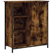 vidaXL Sideboard Räuchereiche 70x30x80 cm Holzwerkstoff