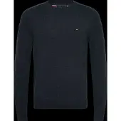 Tommy Hilfiger Lambswool Crew Neck Navy Blue Größe: XXL | Pullover Outlet | Herren | Blau