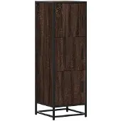 vidaXL Highboard Braun Eichen-Optik 35,5x35x106,5 cm
