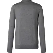 JOOP! Herren Strickpullover - Davide, Feinstrick, kurzer Stehkragen, Schurwolle Mittelgrau / M