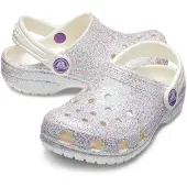 Crocs Classic Glitter Clog Kids Oyster Größe EU 23-24 Normal