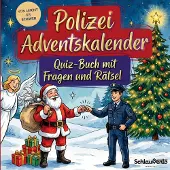 Sonstige Verlage Polizei-Adventskalender: Quiz-Buch mit Fragen und Rätsel