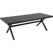 Primaster Gartentisch Turin 220 x 90 cm anthrazit