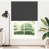 vidaXL Verdunkelungsrollo Schwarz 150x230 cm Stoffbreite 146,6 cm