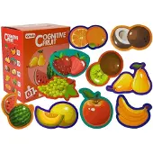 Lean Toys LeanToys Obst- und Fruchtpuzzle, Puzzlematte, Früchtepuzzle, Spielset mit 40 Teilen