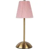 Clayre & Eef Tischlampe Ø 12x30 cm Rosa Metall