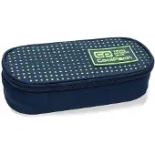 CoolPack Campus Federmäppchen Organizer einteilig Dots Yellow Navy