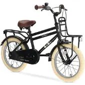 Deryan Cooper Kinderfahrrad 16 Zoll – Verstellbarer Lenker und Sattel – Schwarz