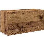 vidaXL Bad-Wandschrank Altholz-Optik 60x25x30 cm Holzwerkstoff