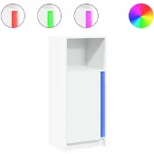 vidaXL LED-Sideboard Weiß 42,5x34x100 cm Holzwerkstoff