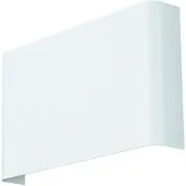 Licht-Erlebnisse Wandlampe Modern minimalistisch "Haga" Weiß Metall 2-flammig Wandleuchte Wohnzimmer Flur