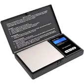 Wozinsky WDW-1000 Schmuckwaage 200 g, 0,01 g Präzision, beleuchtet – Schwarz