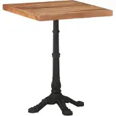 vidaXL Bistrotisch 60x60x76 cm Akazie Massivholz