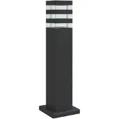 vidaXL Wegeleuchte Schwarz 50 cm Aluminium