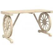vidaXL Gartentisch 115x55x65 cm Massivholz Tanne