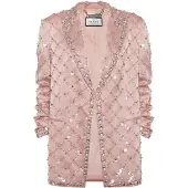 Philipp Plein Blazer Boyfriend Fit Plein Paillettes