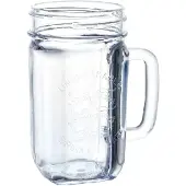 GlassFORever Drinking Jar Trinkglas 41 Cl Aus Klarem Polycarbonat