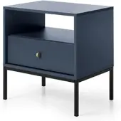 Masseno NACHTTISCH MONDO 53,6/56,2/39 cm Blau