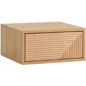 VS VENTA-STOCK SCHWEBENDER NACHTTISCH Telmo 1 schublade Eiche-Optik