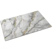 Tulup FUSSMATTE 150 x 100 cm Grauer Marmor